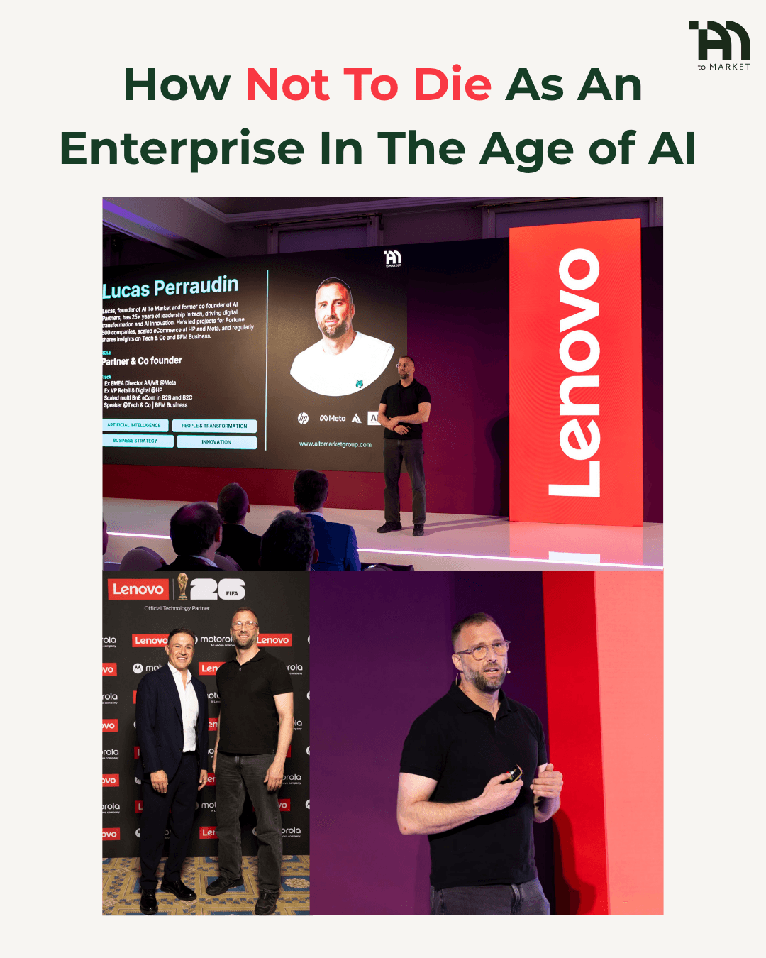 Lucas Perraudin at Lenovo EMEA Retail Executive Forum